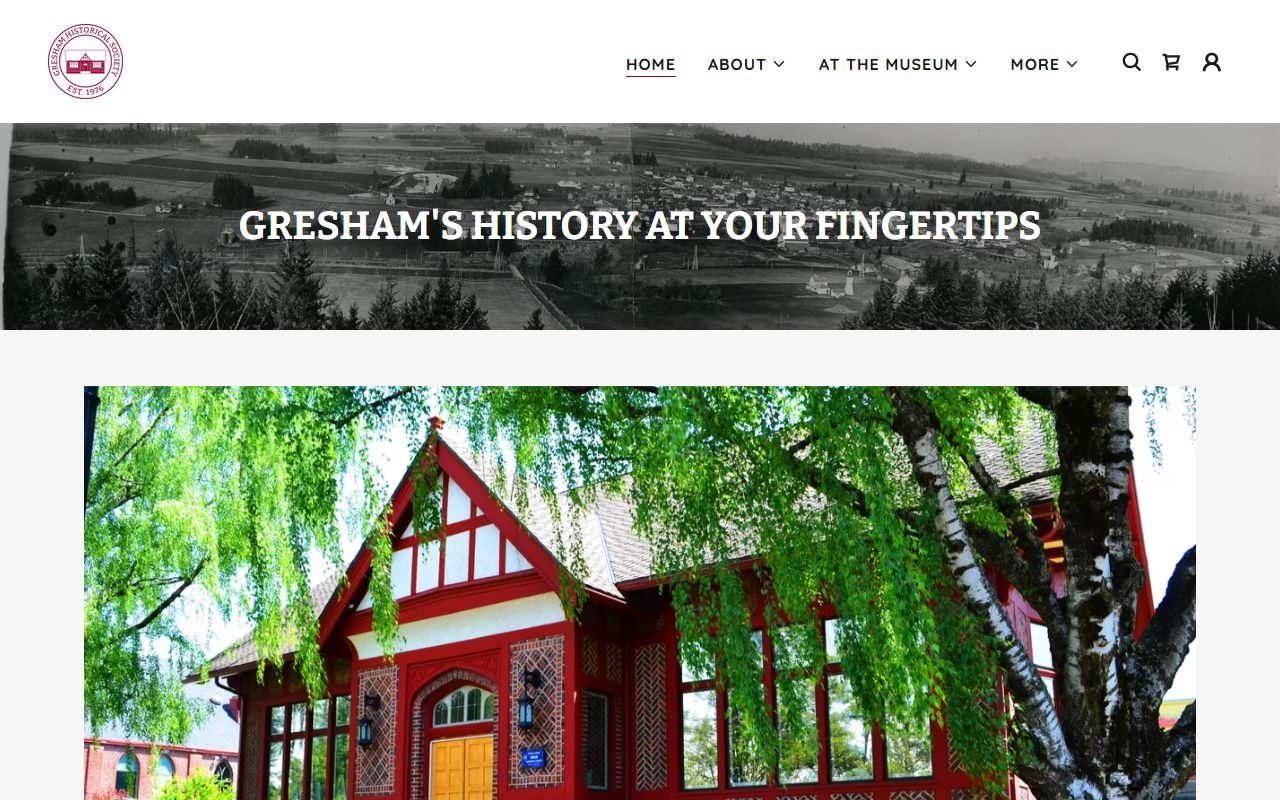 Gresham Historical Society museum for Gresham genealogy