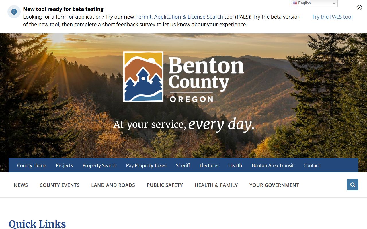 Benton County Clerk records portal for genealogy research