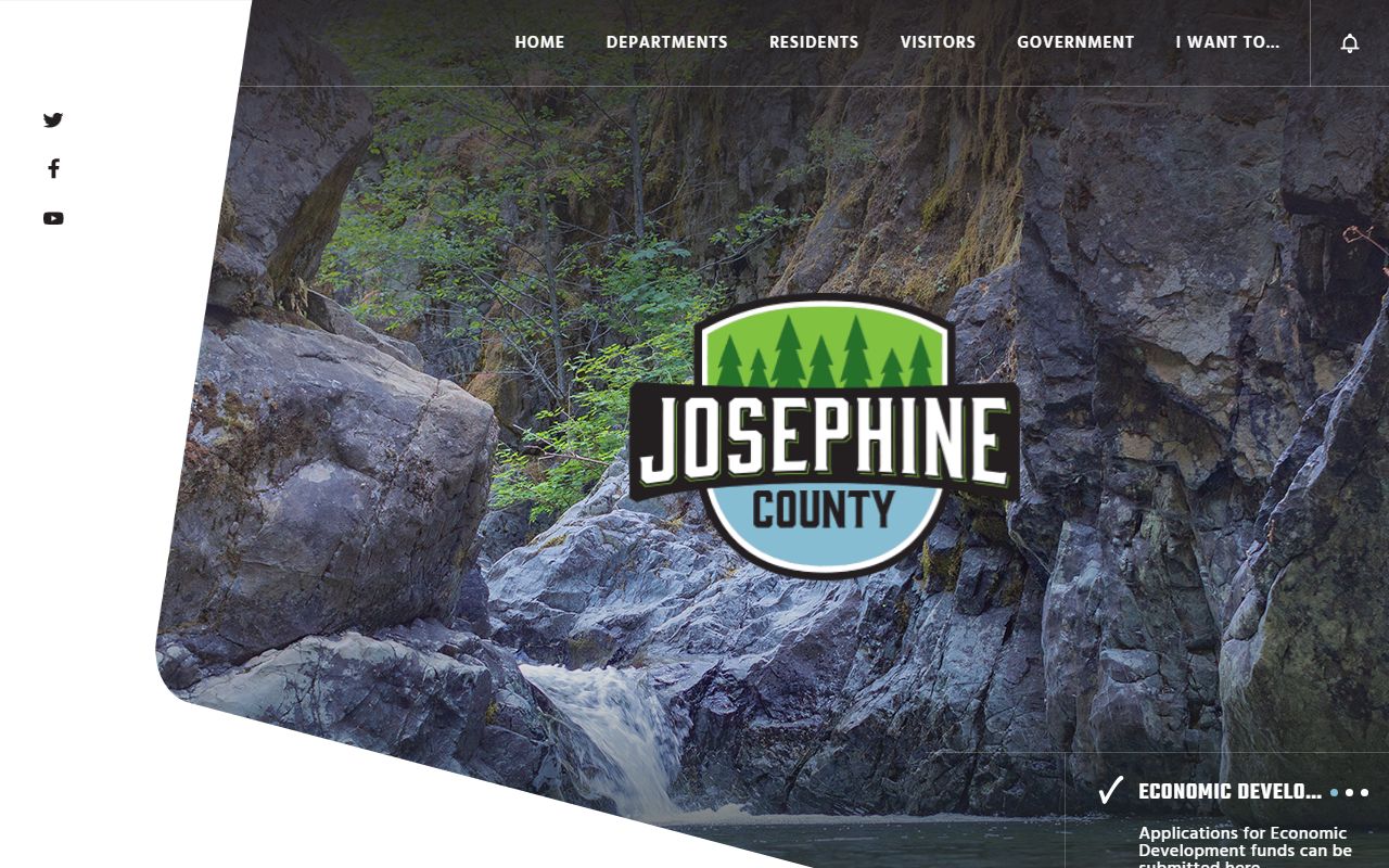 Josephine County Clerk records website for genealogy research