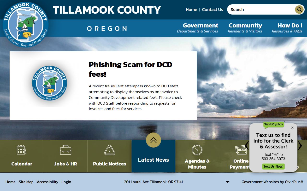 Tillamook County Clerk records for genealogy research
