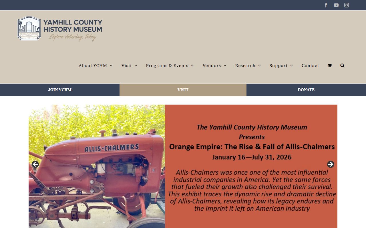 Yamhill County Historical Society Heritage Center for genealogy research